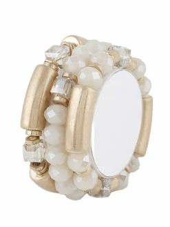 Siete Crystal Ivory Tube Bracelet Bracelets