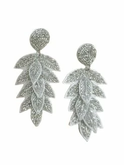 Ashlee Corp Beaded Flower Earrings