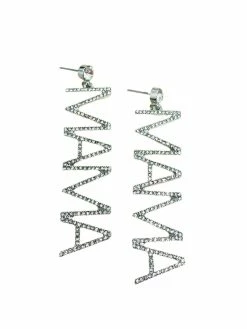 La Bien Aimee Mama Pave Stone Earrings
