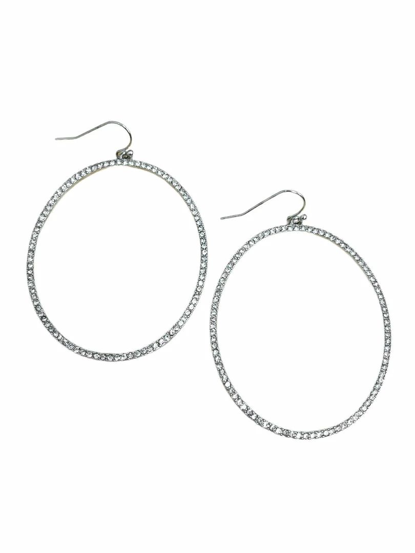 Coupon โ La Bien Aimee Oval Pave Stone Earrings ๐ 2 La Bien Aimee Oval Pave Stone Earrings