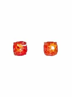 Jewelry Iridescent Orange Studs
