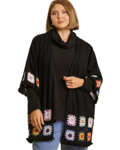 Apparel-Curvy Girl Curvy Take On Me Crochet Kimono
