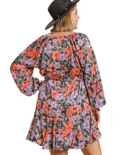 Deals 🥰 Apparel-Curvy Girl Curvy Give You Up Floral 👗 Dress ❤️ 7 Apparel-Curvy Girl Curvy Give You Up Floral Dress