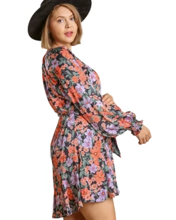 Deals 🥰 Apparel-Curvy Girl Curvy Give You Up Floral 👗 Dress ❤️ 6 Apparel-Curvy Girl Curvy Give You Up Floral Dress