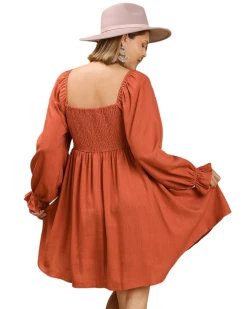 Apparel-Curvy Girl Curvy Here I Go Again Crochet Dress