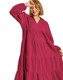 Apparel-Curvy Girl Curvy Passing Through Maxi Dress
