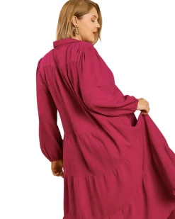 Apparel-Curvy Girl Curvy Passing Through Maxi Dress