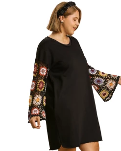 Apparel-Curvy Girl Curvy Break My Heart Crochet Dress