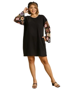 Apparel-Curvy Girl Curvy Break My Heart Crochet Dress