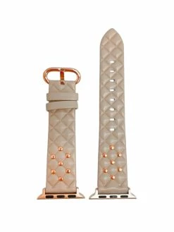 A.N Enterprises Watch Bands Quilted Stud Blush Smart Watch Band