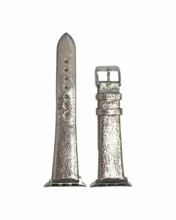 A.N Enterprises Watch Bands Metallic Pewter Smart Watch Band