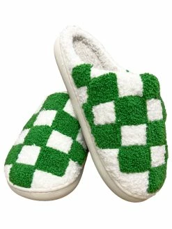 Josie's Boutique Checkered Slippers December Steal Sale