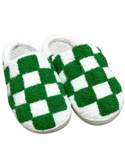 Josie's Boutique Checkered Slippers December Steal Sale