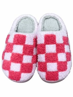 Josie's Boutique Checkered Slippers December Steal Sale