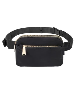Josie's Boutique Triple Zipper Belt Bag