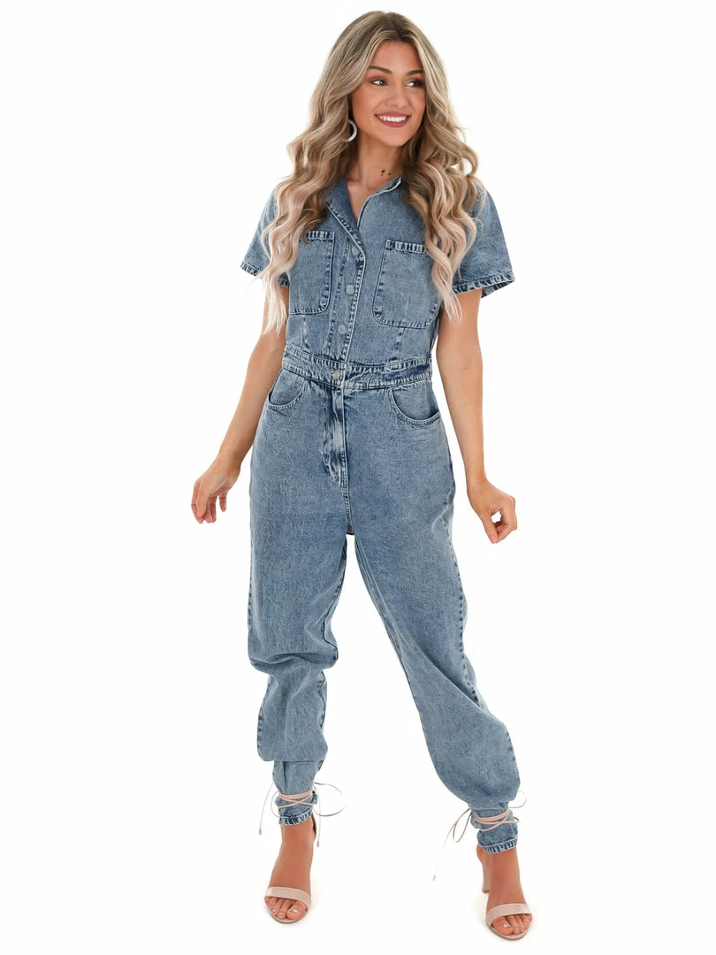 Budget π€© Entro Sale Run With Me Denim Jumpsuit π― 5 Entro Sale Run With Me Denim Jumpsuit