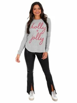 Pressbox Holly Jolly Long Sleeve Tee