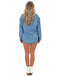 Risen Jeans Tops Something About You Denim Shirt