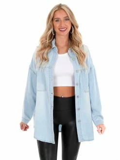 Flash Sale 😉 Risen 👖 Jeans Cuteness Overload Denim Shacket Tops 🤩 16 Risen Jeans Cuteness Overload Denim Shacket Tops