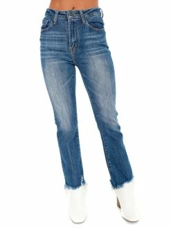 Discount ❤️ Risen 👖 Jeans No Satisfaction Medium Ankle Flare 🤩 6 Risen Jeans No Satisfaction Medium Ankle Flare