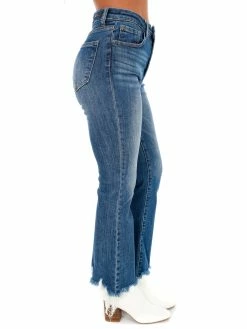 Risen Jeans No Satisfaction Medium Ankle Flare