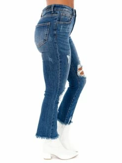 Apparel-Curvy Girl Curvy Play My Music Straight Leg Jeans