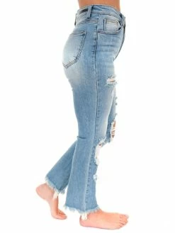 Risen Jeans Play My Music Light Straight Leg Jeans
