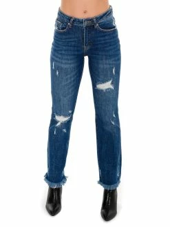 Cheapest 🌟 Apparel-Curvy Girl Curvy Owe You Mid Rise Dark Distressed Ankle Flare 😉 6 Apparel-Curvy Girl Curvy Owe You Mid Rise Dark Distressed Ankle Flare