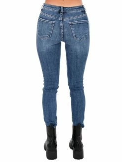 Risen Jeans Bottoms Whatever You Like Crossover Ankle Skinny Jeans