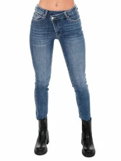 Risen Jeans Bottoms Whatever You Like Crossover Ankle Skinny Jeans