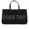 Accessories Road Trip Black Canvas Tote Bags