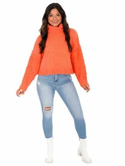 Mustard Seed Peace Train Turtle Neck Sweater Gameday