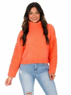 Mustard Seed Peace Train Turtle Neck Sweater Gameday
