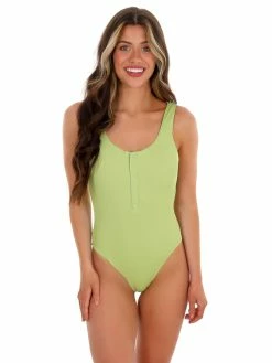 Best reviews of 🔥 Envya Sale Endless 🌞 Summer Ribbed Green One Piece 🩱 Swimsuit 🎁 14 Envya Sale Endless Summer Ribbed Green One Piece Swimsuit