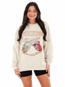 Livy Lu Rolling Stones Volunteers Basketball Net Sweatshirt