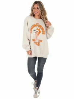Livy Lu Gameday Rolling Stones Rock 'Em Vols Sweatshirt