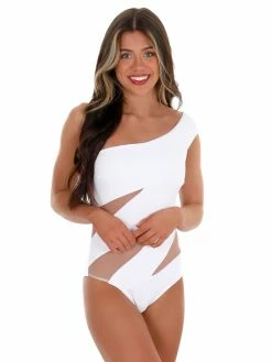 Budget ๐ Envya Tropical Tides White Mesh One Piece ๐ฉฑ Swimsuit Sale ๐งจ 11 Envya Tropical Tides White Mesh One Piece Swimsuit Sale
