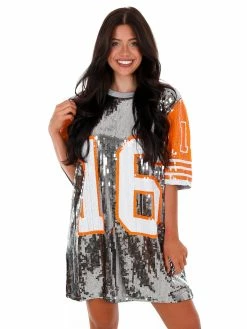 Josie's Boutique Graphic Tees Sequin Jersey Dress