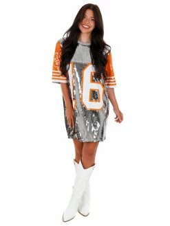 Josie's Boutique Graphic Tees Sequin Jersey Dress
