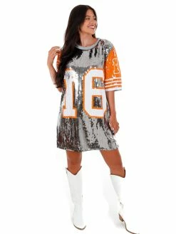 Josie's Boutique Graphic Tees Sequin Jersey Dress
