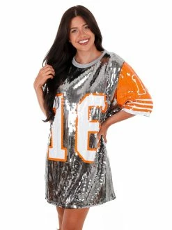 Josie's Boutique Graphic Tees Sequin Jersey Dress