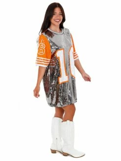 Josie's Boutique Graphic Tees Sequin Jersey Dress