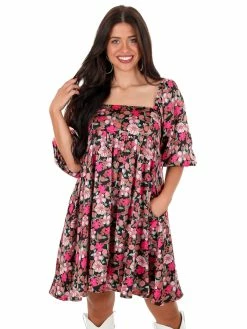 Sweet Lemon Somebody To Love Floral Dress Dresses