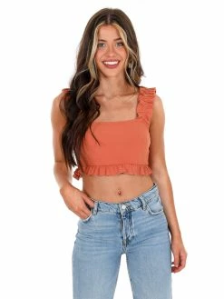 Best reviews of ๐ Sweet Lemon After Hours Ruffled Crop Top Sale ๐ 27 Sweet Lemon After Hours Ruffled Crop Top Sale