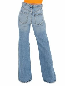 Outlet β Free People Vintage Light Long Lines Slit Straight π Jeans Bottoms π 5 Free People Vintage Light Long Lines Slit Straight Jeans Bottoms