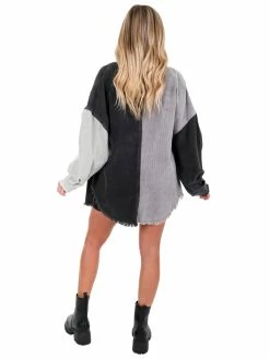 POL What A Girl Wants Colorblock Shacket