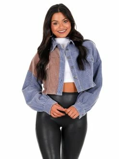 Hot Sale ๐ฅ POL Heartless Cropped Corduroy Jacket Tops ๐ฅ 23 POL Heartless Cropped Corduroy Jacket Tops