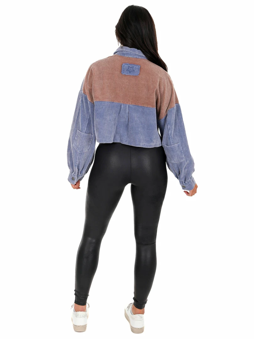 Hot Sale ๐ฅ POL Heartless Cropped Corduroy Jacket Tops ๐ฅ 14 POL Heartless Cropped Corduroy Jacket Tops