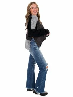 POL I Like Me Better Colorblock Sweater Tops