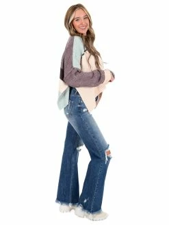 POL I Like Me Better Colorblock Sweater Tops